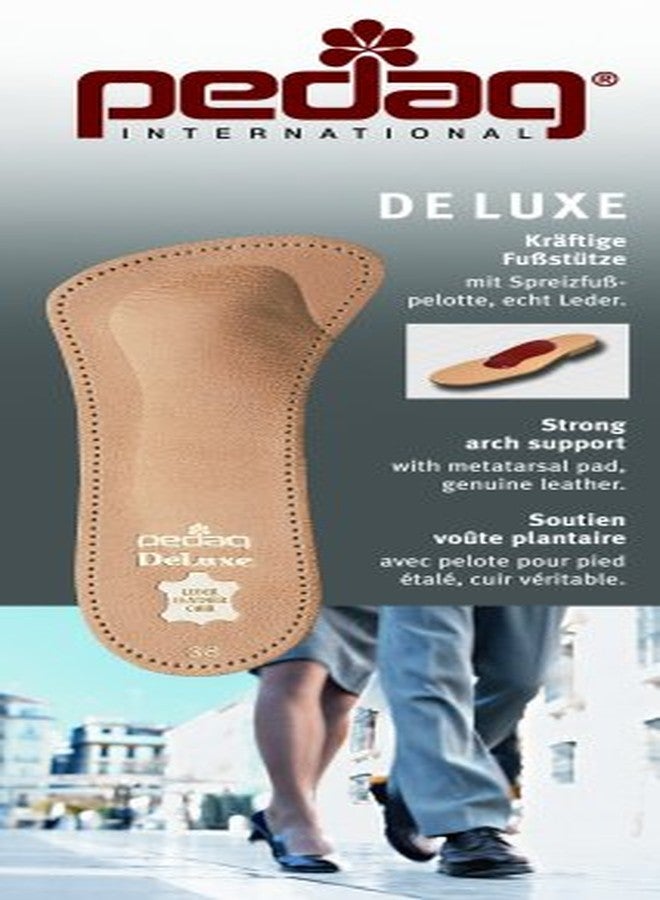 Pedag 123 De Luxe 3/4 Leather Orthotic with Metatarsal Pad, Longitudinal Arch Support, Tan, Women's 8 - Image 2